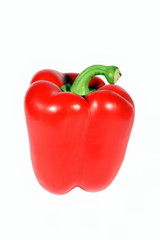 Red pepper on a white background. (isolated)