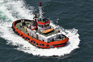coastal safety, salvage and rescue boat