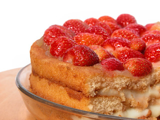 Strawberry Sponge Cake