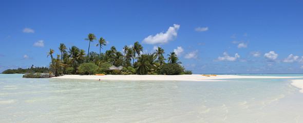 panorama sur île du soleil levant
