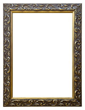 Ornate Old Golf Picture Frame