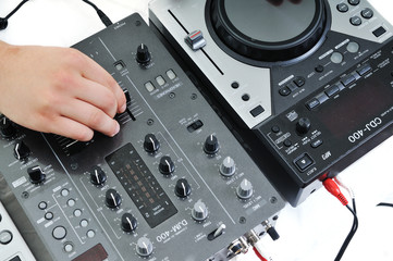 Obraz premium dj gramophone