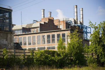 Fototapeta na wymiar old power station