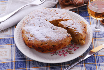 Torta di polenta e fichi - Dolci del Trentino Alto Adige