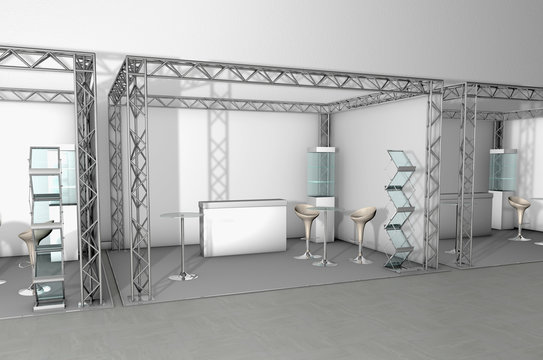 trade show counter display