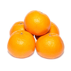 Group of orange mandarins