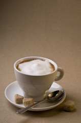 Cappuccino coffee cup