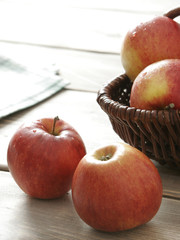 Apples in the basket