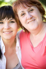 mother and daughter