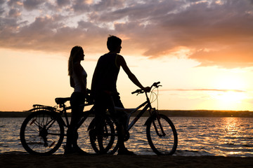 Fototapeta premium Beautiful sunset