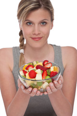 Healthy lifestyle series - Bowl of fruit salad