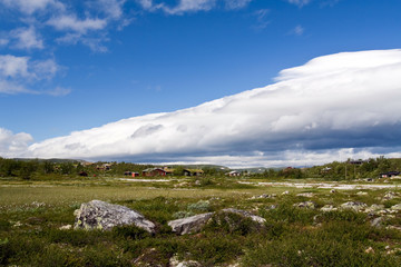 Fototapeta na wymiar Hochebene in Norwegen