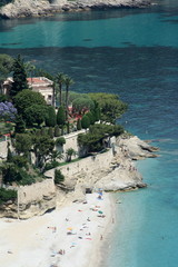 Baie, plage Côte d'Azur
