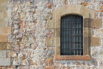 Fototapeta na wymiar fort at montjuic in barcelona spain