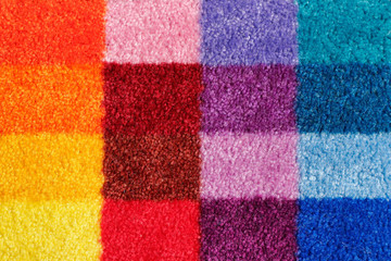 Colored carpet