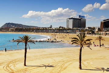 Barcelone plage espagne