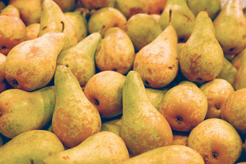 pears at boqueria market barcelona