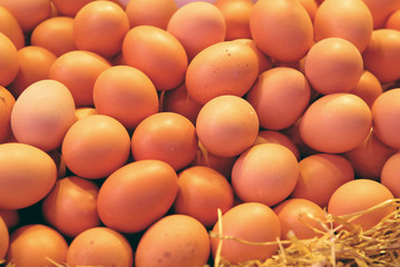 eggs at boqueria market barcelona