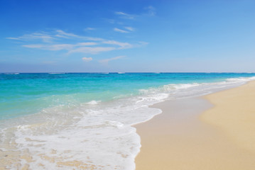 tropical beach on cuba