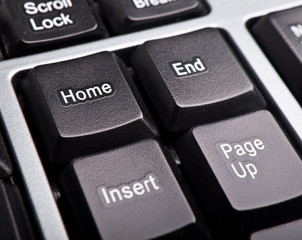 computer keyboard detail