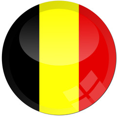 Fototapeta premium Belgien button