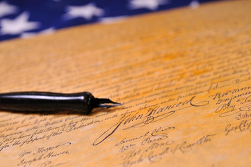 Naklejka premium Declaration of Independence