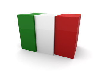 Italy Flag blocks