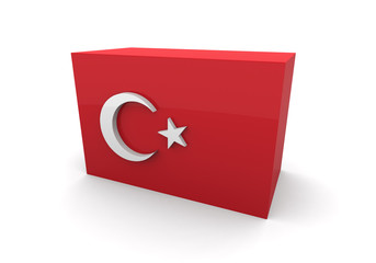 Turkey Flag block