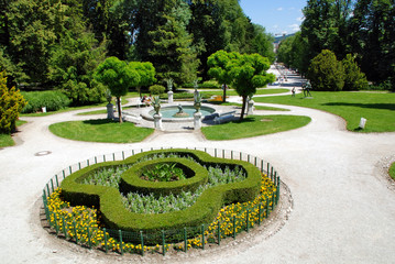 Tivoli Park gardens Slovenia Ljubljana