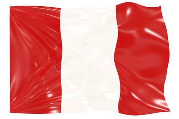 Flag of Peru,