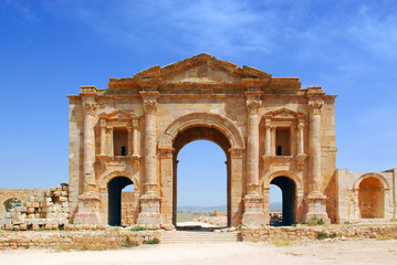 Fototapeta na wymiar Jerash ruiny jordan