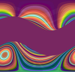 tarjeta burdeos arcoiris