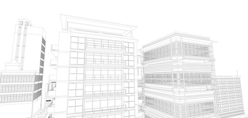 architecture in two colors