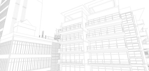 architecture in two colors