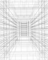 architecture in two colors