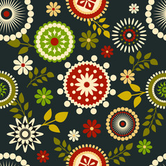 flowers seamless pattern