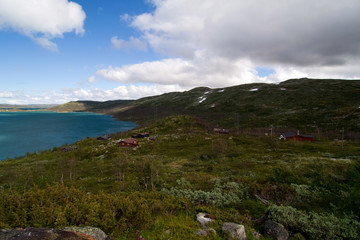 Gebirgssee in Norwegen