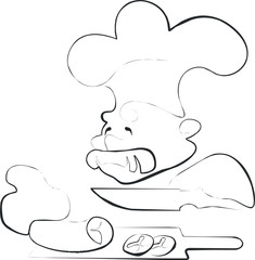 cook chief in black 04