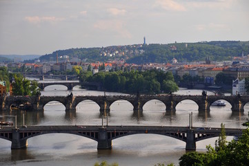 Brücke in Prag - Moldau