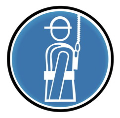 Auffanggurt benutzen