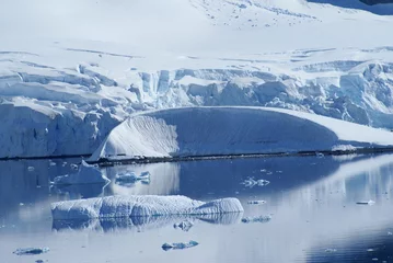 Wandcirkels aluminium Paradise Harbour, Antarktis © ck-africa