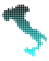 Fototapeta na wymiar Karte von Italien