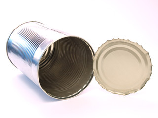 Empty tin