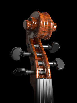 Violin scroll