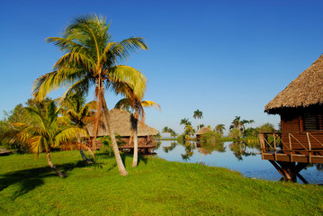 cottages at resort in cuba