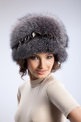 Woman In A Fur Hat