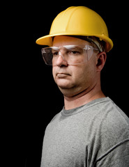 Safety Glasses and Hard Hat