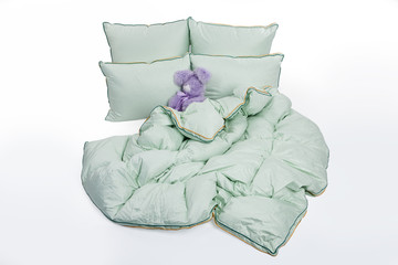 Down Pillows And Blanket