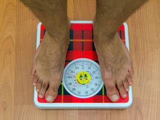 Standing on scale weight loss