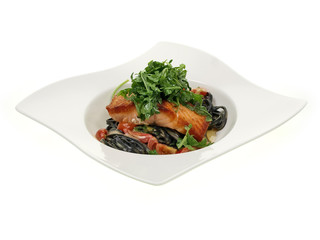 schwarze pasta, italienische leidenschaft